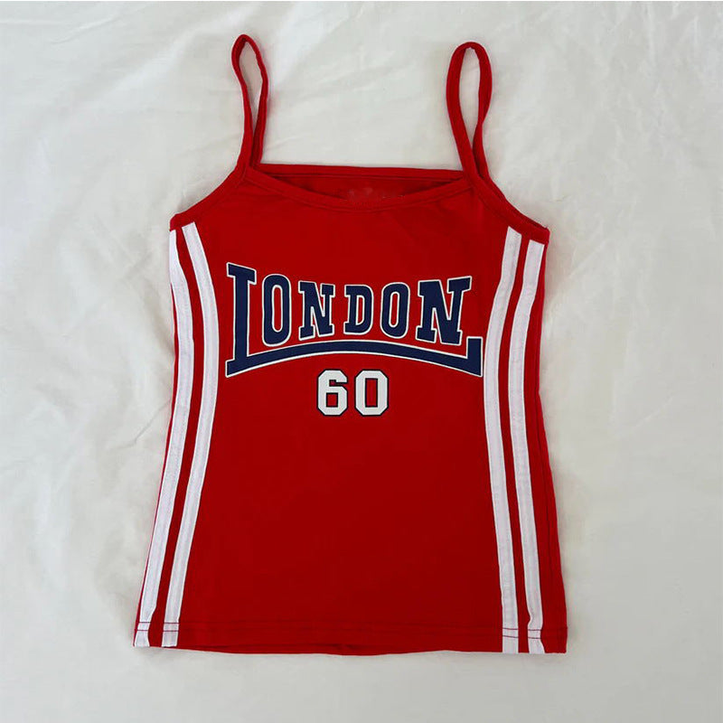 Short Slim-fit Letters T-shirt Navel Clothing Street