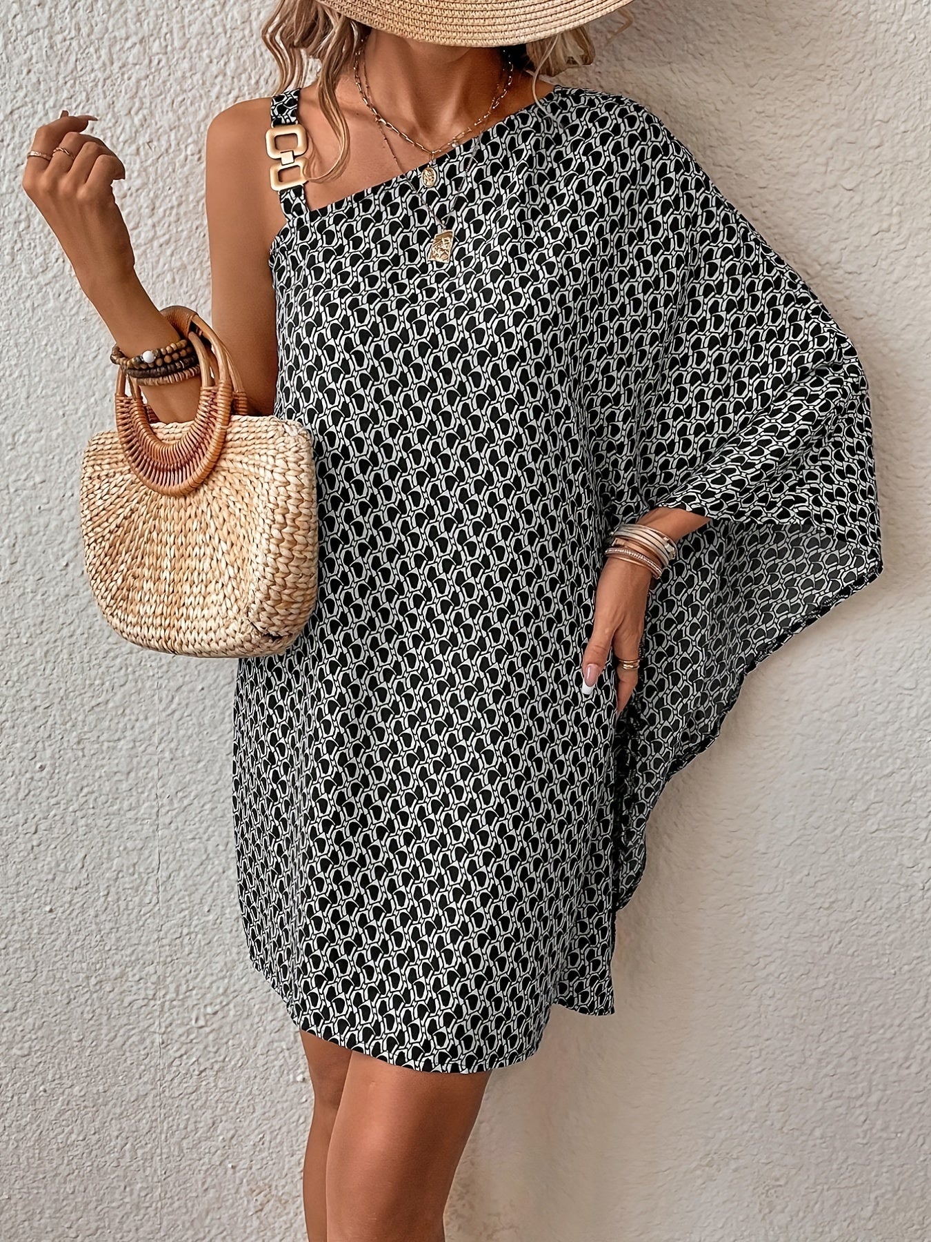 Women's Round Hem Mid Length Dress