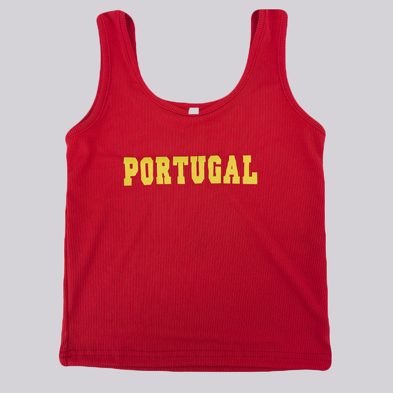 Short Slim-fit Letters T-shirt Navel Clothing Street
